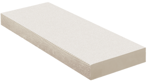 wall cap with split edge detail