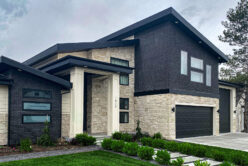 Nadia Neo Ledge: Sawn natural stone thin veneer installed on exterior of home.
