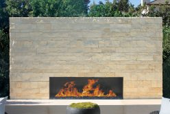 nadia pillowed ledge thin veneer outdoor fireplace