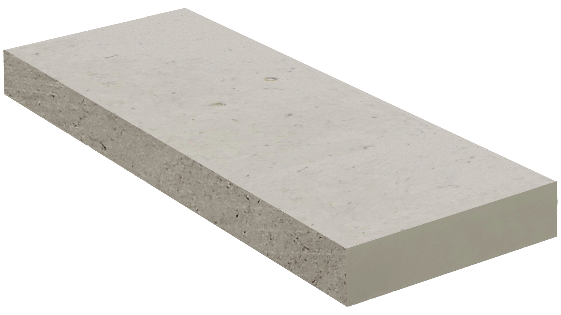 Platinum Hearthstone or lintel with honed edge