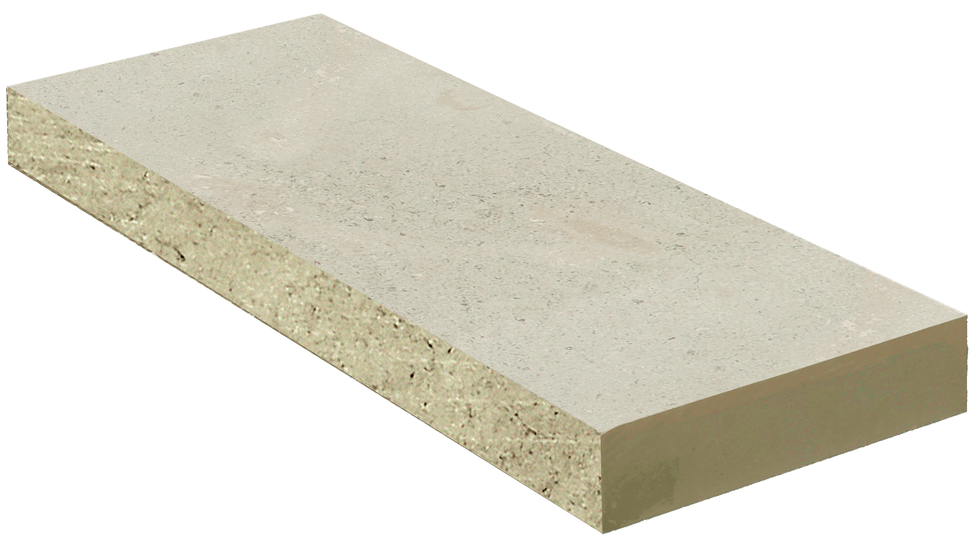 Regent buff hearthstone or lintel with honed edge